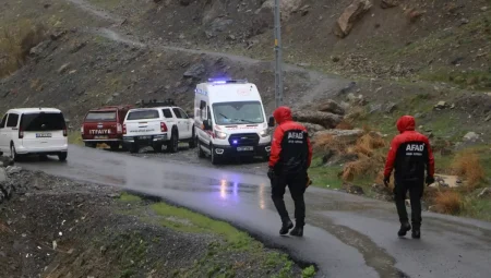 Komşuları kayıp ihbarında bulundu; eşinin akıntıya kapıldığı derenin etrafında aranıyor